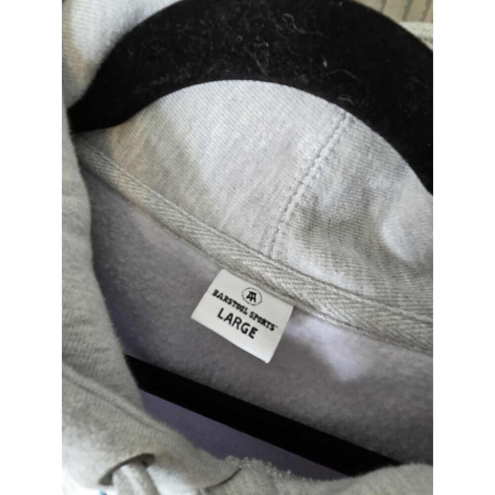 Barstool Sports BFFs Gray Hoodie Size Large Unisex Streetwear Casual - Picture 2 of 6